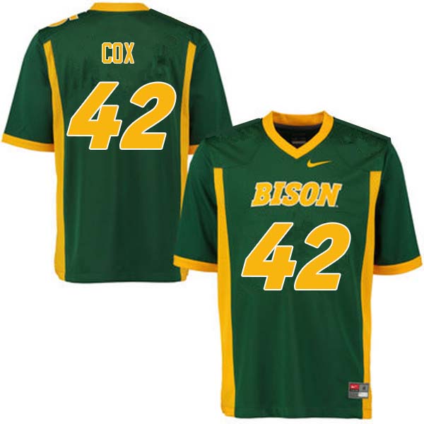 Men #42 Jabril Cox North Dakota State Bison College Football Jerseys Sale-Green